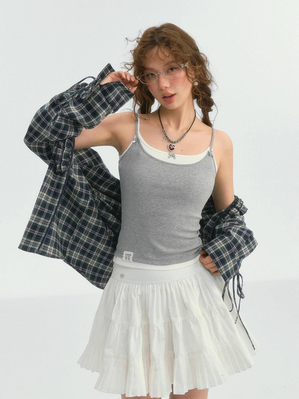 SOMESOWE Lined Pockets A Line Mid Waist Ol Commuter Casual Women Polyester Mini Skirts