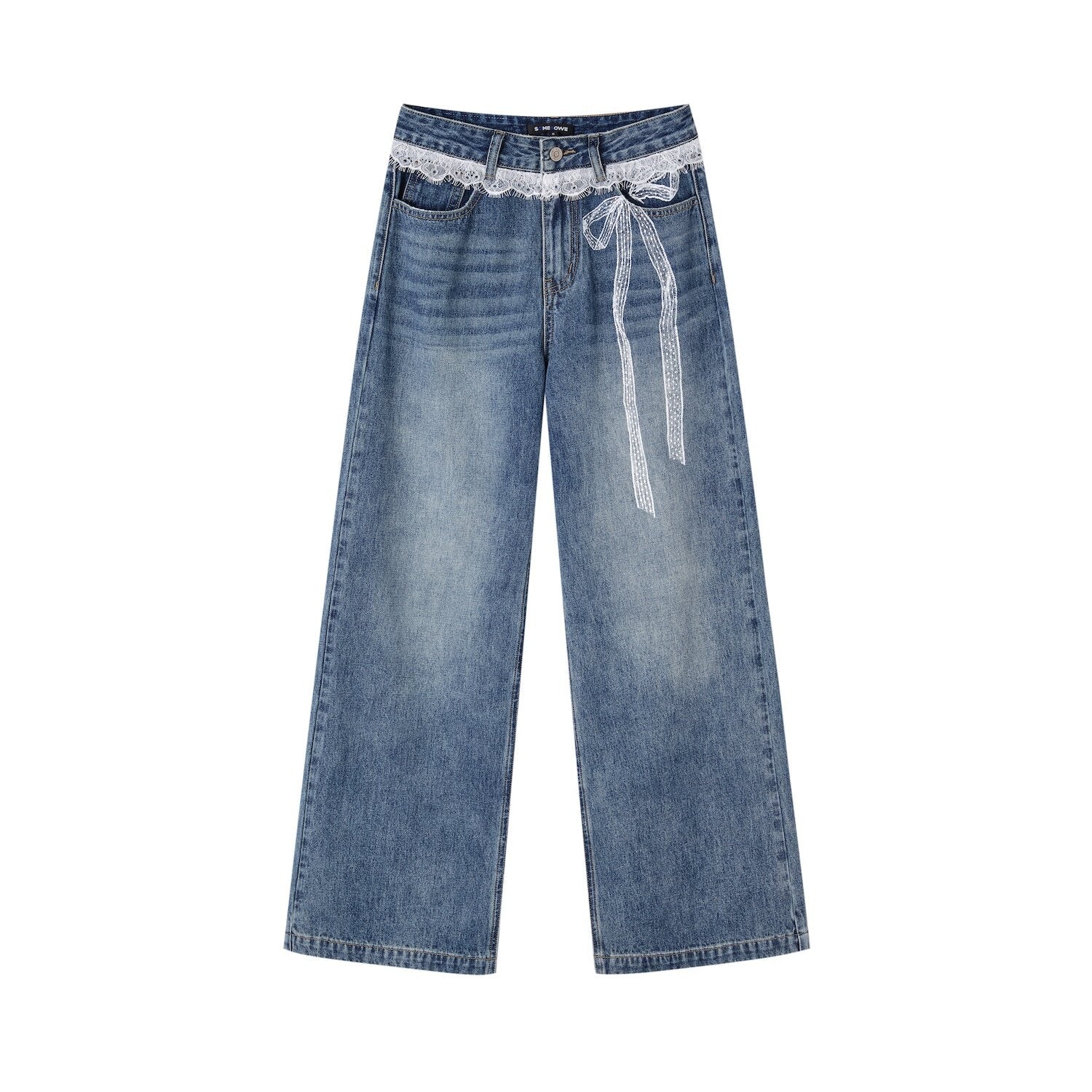 SOMESOWE_Slight_Stretch_Cotton_Natural_Waist_Hot_Girl_Straight_Blue_Button_Wide_Leg_Jeans_MISSTT