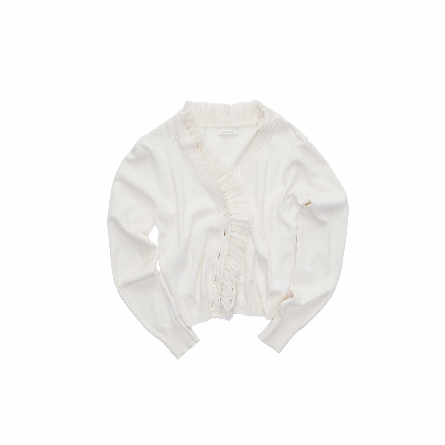 1JINN_STUDIO_Lace_Trim_Cropped_Button_Knit_Long_Sleeve_Women_Wool_Blend_Cardigans_MISSTT