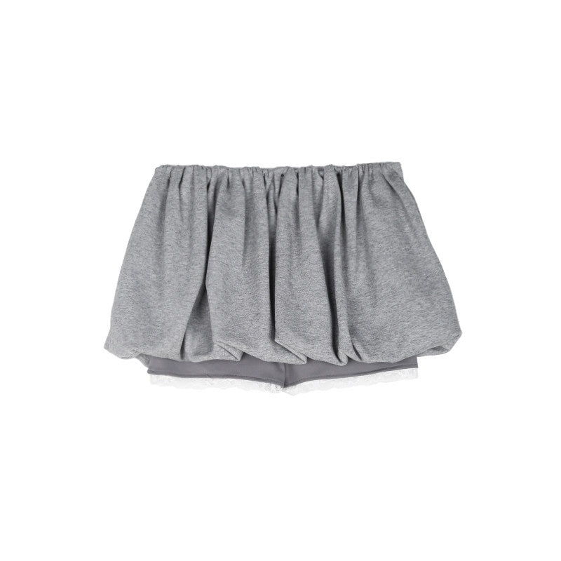 ALINNVSTUDIO_Sweet_Bubble_Hem_Mid_Rise_Solid_Color_Casual_Everyday_Mini_Shorts_MISSTT