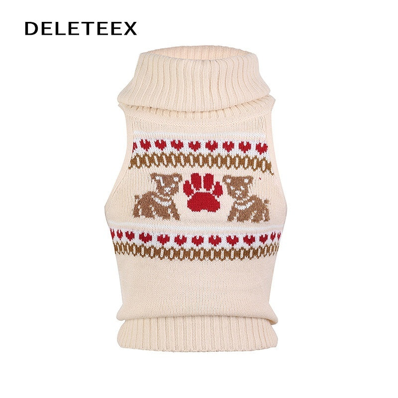 DeleteEx_Cozy_Almond_Acrylic_Wool_Slim_Fit_Colorblock_Cowlneck_Sleeeless_Knit_Sweaters_MISSTT