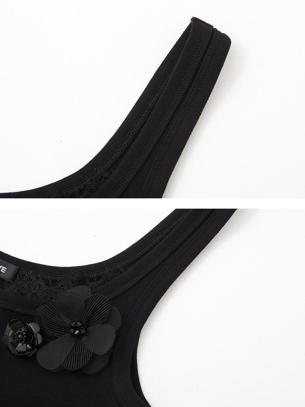 SOMESOWE Elegant Cotton Sleeveless U Neck A Line Black Women Work Date Travel Maxi Dresses