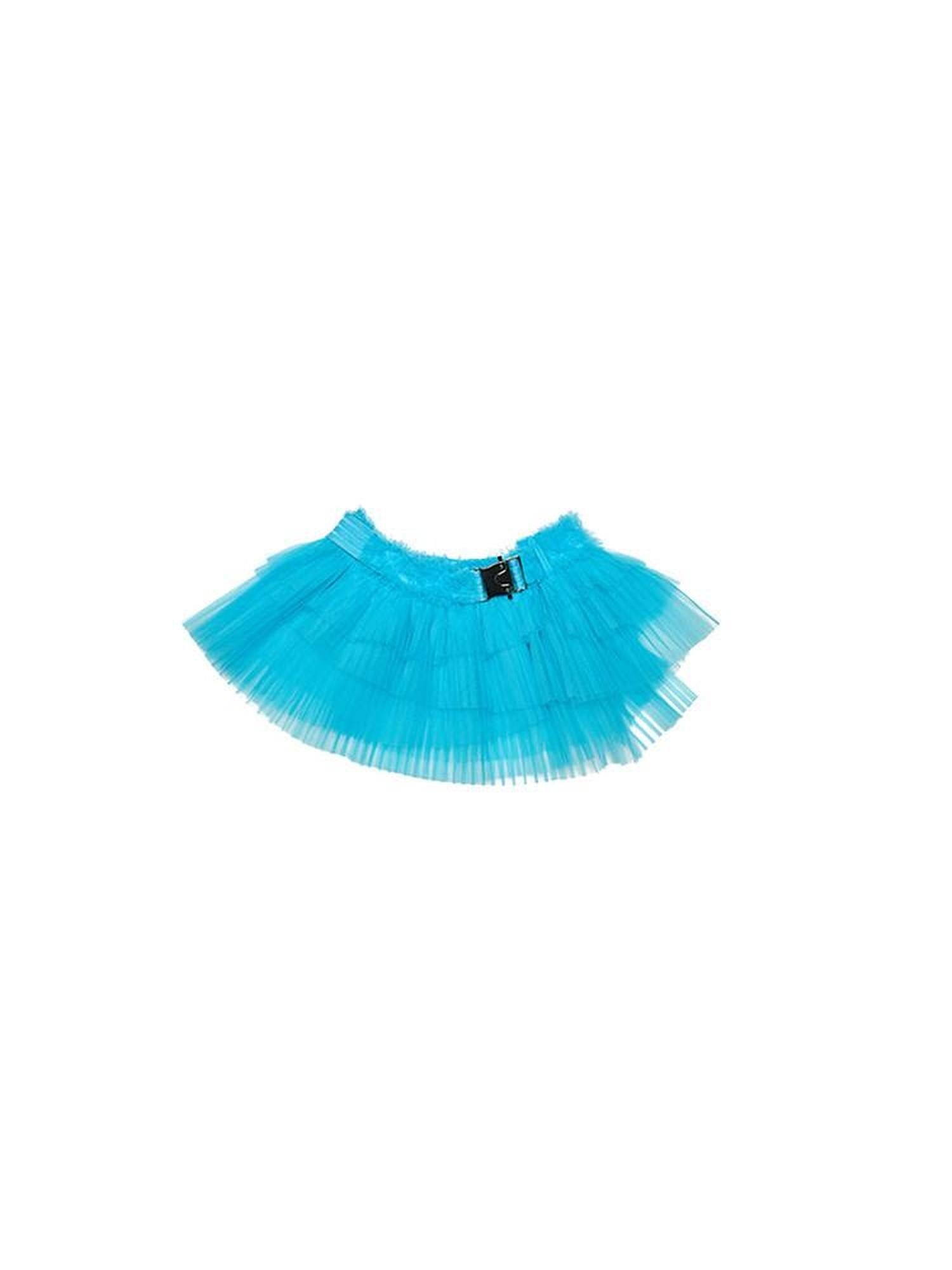 1JINN STUDIO Pleated Puff Solid Mid Waist Loose Fit Girly Polyester Mini Skirts