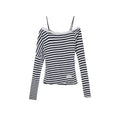 SOMESOWE_Lyocell_Blend_Oversized_Commuter_Creative_Navy_Striped_Women_Long_Sleeve_T-Shirts_MISSTT