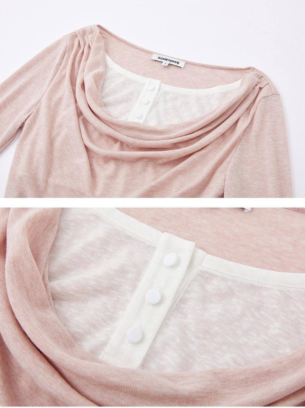SOMESOWE Creative Print Loose Cotton Pullover Round Neck Women Long Sleeve T-Shirts