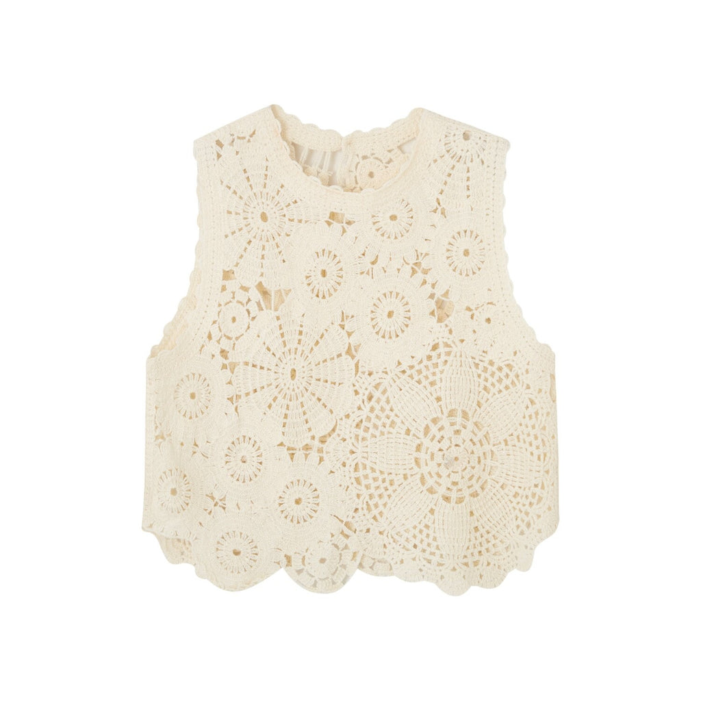 SOMESOWE_Two_Piece_Hooded_Pullover_Beige_Vest_And_Skirt_For_Women_S_M_Tank_Tops_MISSTT