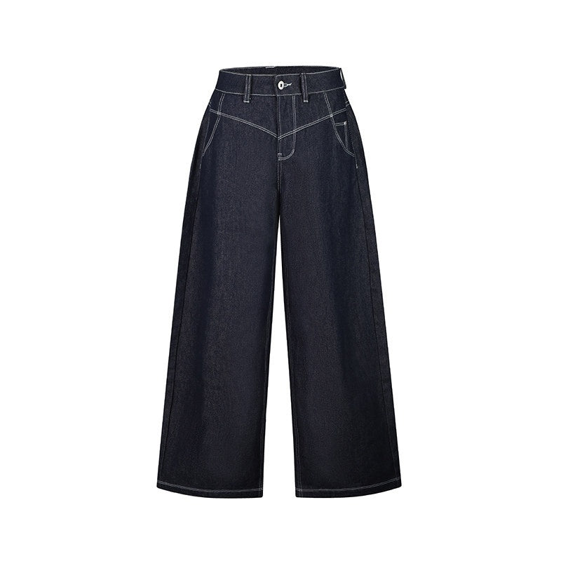 DeleteEx_Dark_Indigo_Original_Denim_Relaxed_Natural_Waist_Loose_Casual_Wide_Leg_Jeans_MISSTT