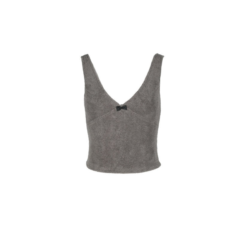 ALINNVSTUDIO_Layered_Jacket_Vest_Pants_Slim_Youth_Grey_Black_Two_Tone_Top_&_Pants_Sets_MISSTT