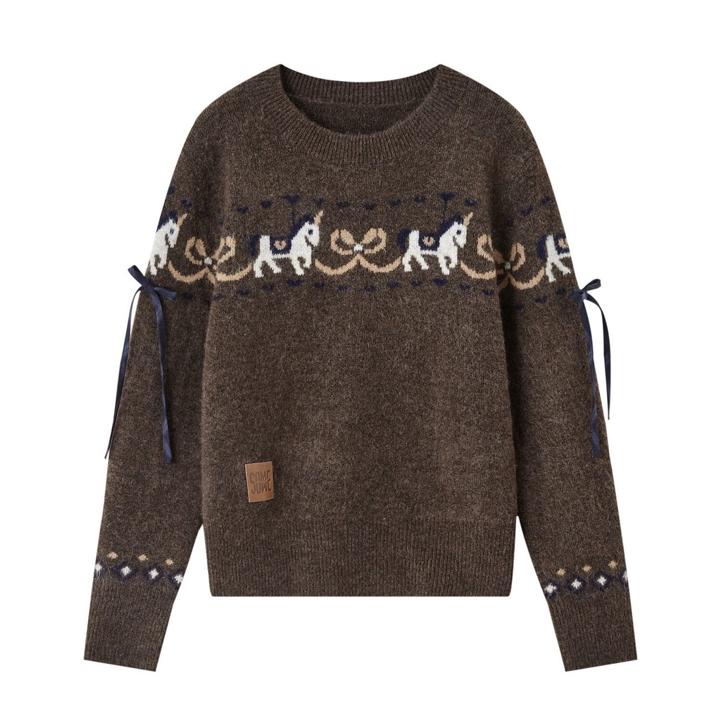 SOMESOWE_Cozy_Acrylic_Blend_Animal_Colorblock_Casual_Regular_Women_Crewneck_Sweaters_MISSTT