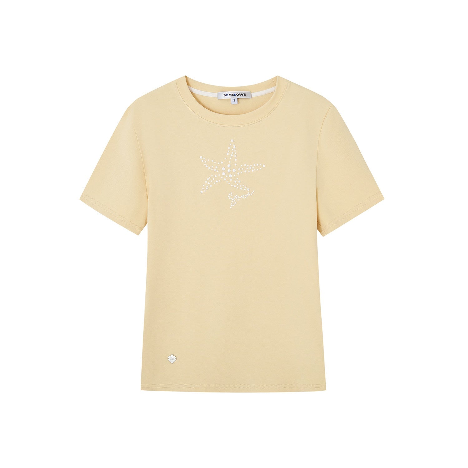 SOMESOWE_Rhinestone_Slim_Crew_Neck_Stretch_Viscose_Cotton_Navy_Grey_Short_Sleeve_T-Shirts_MISSTT