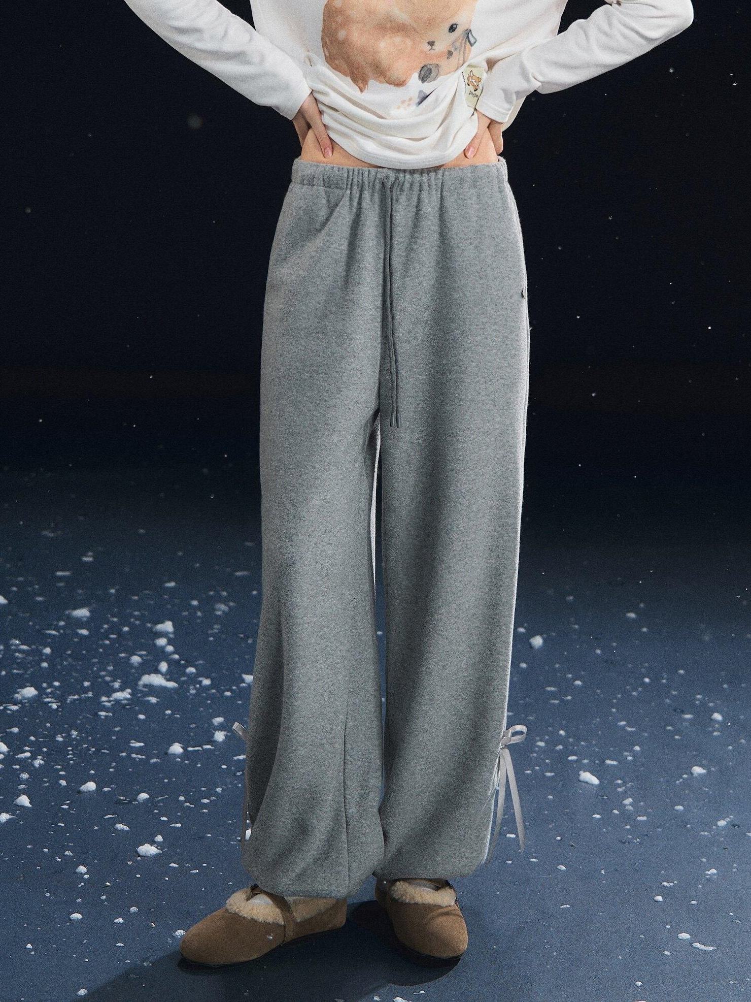 SOMESOWE Original Relaxed Tapered Jogger Drawstring Pockets Natural Waist Sweatpants
