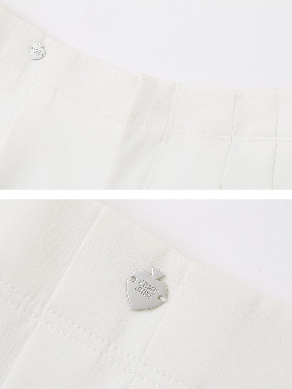 SOMESOWE Stretchy Natural Waist Loose Straight Black White Mid-Length Shorts