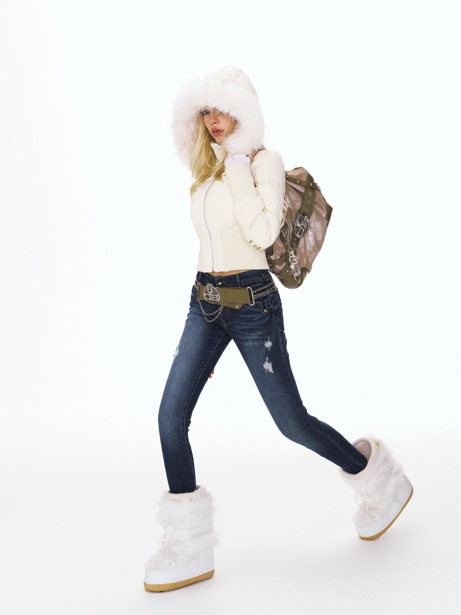 DeleteEx 90 Percent Duck Down Lightweight Sweet Short Detachable Hood Women Down Jackets