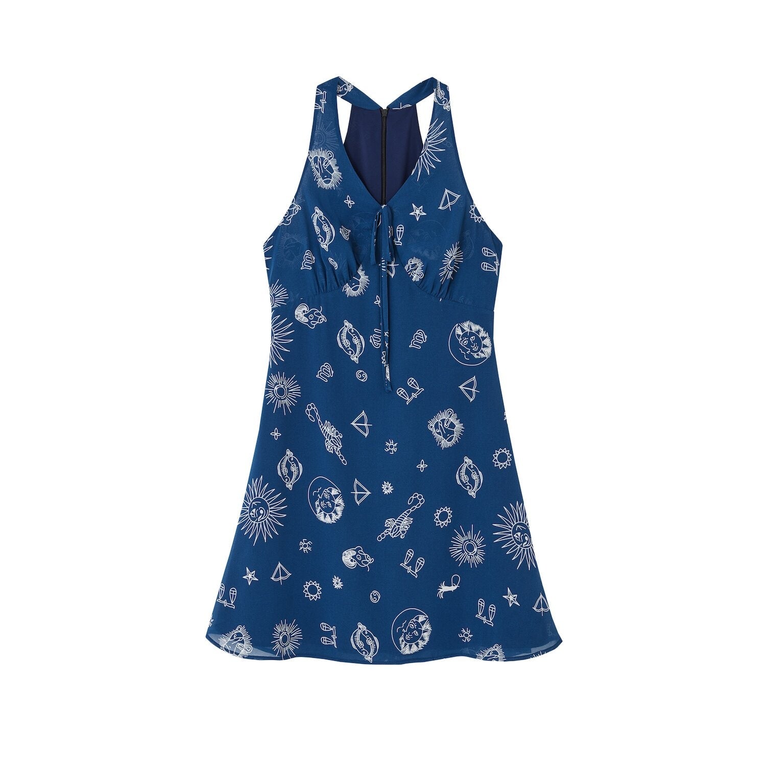 SOMESOWE_Sexy_Two_Piece_Sleeveless_V-neck_Women_Polyester_Denim_Blue_White_Mini_Dresses_MISSTT