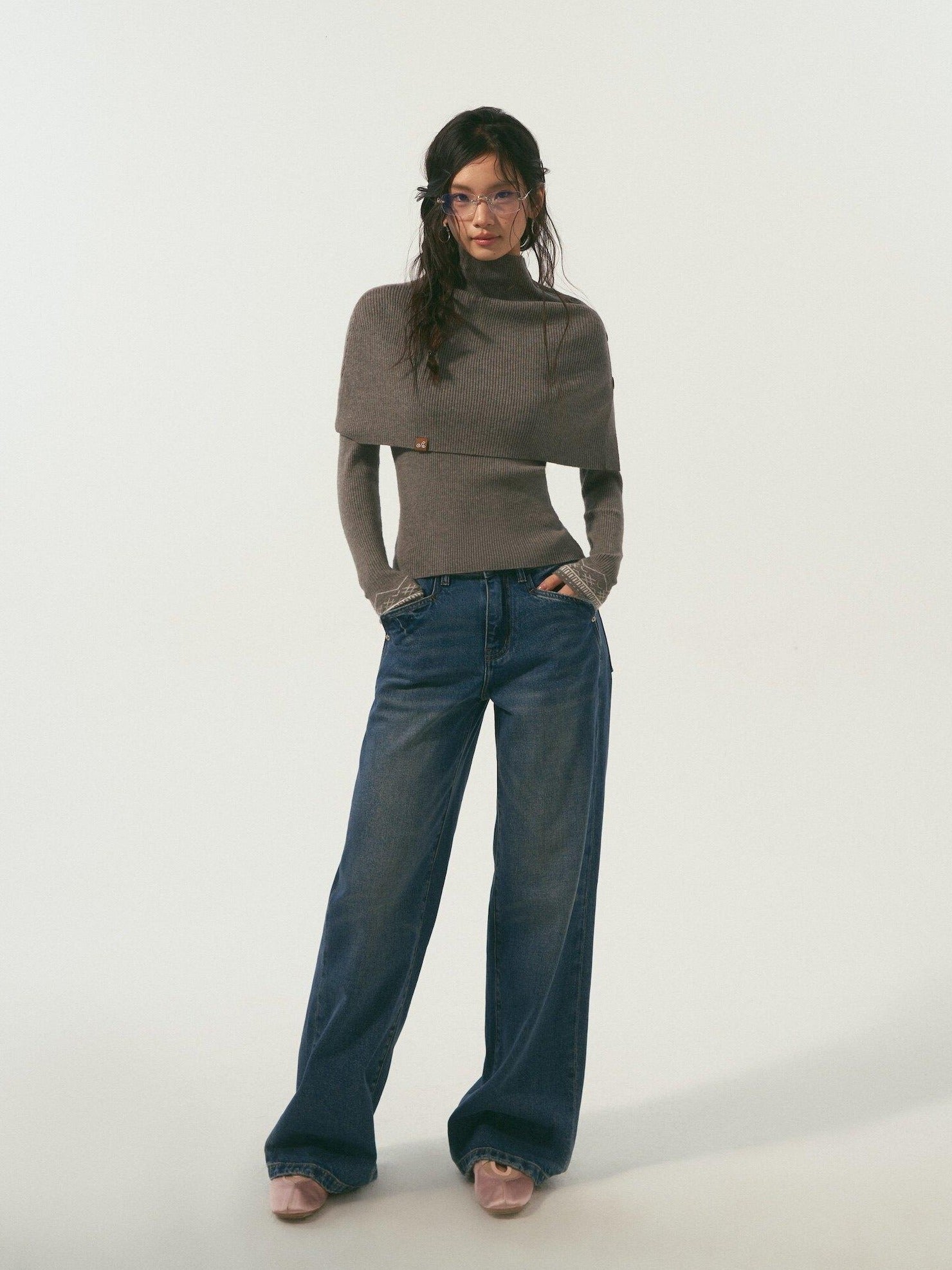 SOMESOWE Soft Acrylic Blend Casual Knit Pullover Regular Fit Womens Everyday Sweaters