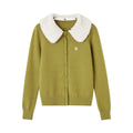 SOMESOWE_Cozy_Fruit_Print_Collared_Long_Sleeve_Casual_Women_Bean_Green_Cardigans_MISSTT