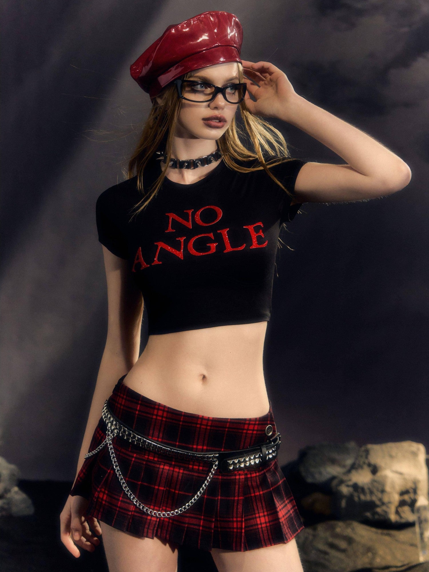 DeleteEx Stretch Plaid High Waist A Line Casual Schoolgirl Women Mini Skirts