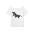 SOMESOWE_Stretch_Cotton_Oversized_Asymmetric_Neck_Animal_Embroidered_Short_Sleeve_T-Shirts_MISSTT