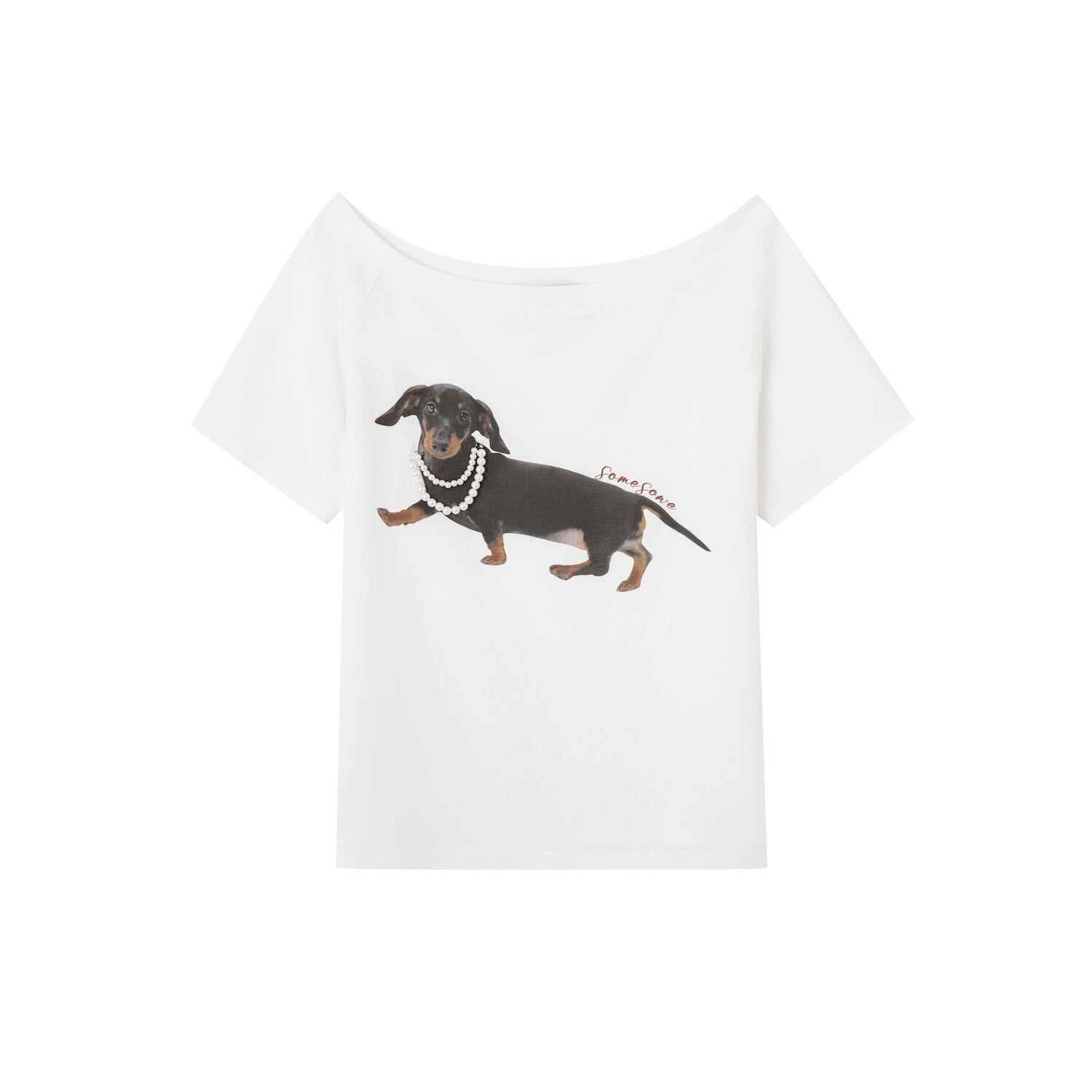 SOMESOWE_Stretch_Cotton_Oversized_Asymmetric_Neck_Animal_Embroidered_Short_Sleeve_T-Shirts_MISSTT