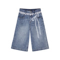 SOMESOWE_Soft_Washed_Cotton_Stretch_Casual_Straight_Natural_Waist_Women_Blue_Denim_Shorts_MISSTT