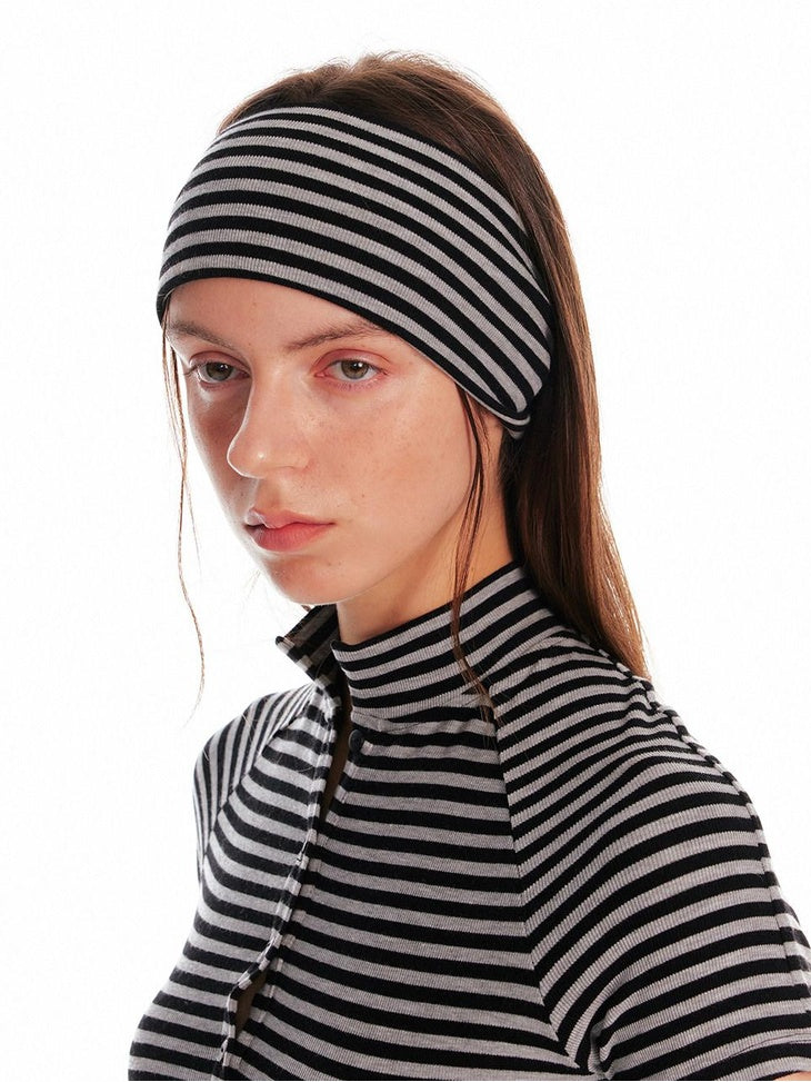 ALINNVSTUDIO Non Slip Striped Multicolor Elastic Scrunchies For Women Hair Accessories