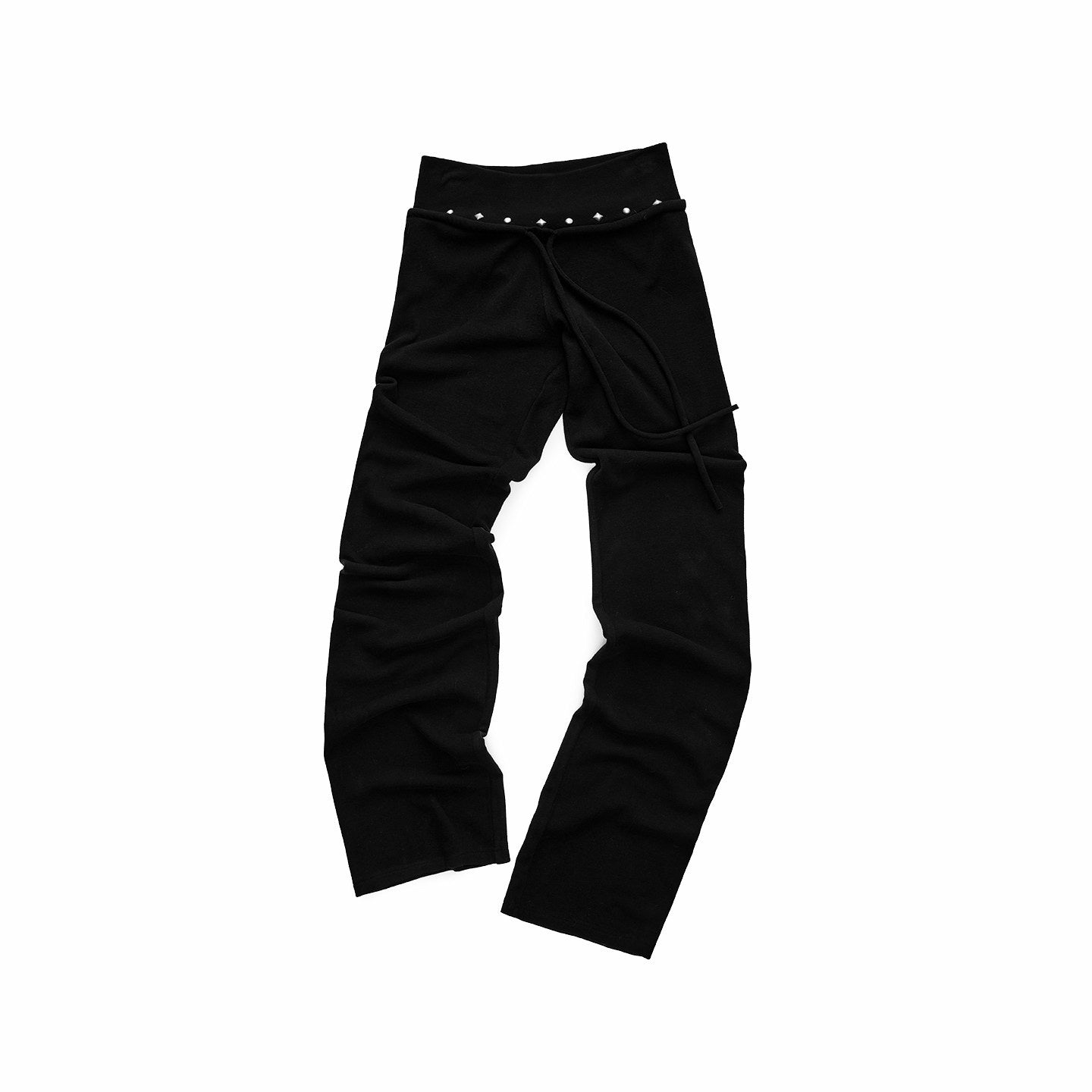1JINN_STUDIO_Studded_Hooded_Zip_Long_Sleeve_Us_Casual_Women_Solid_Color_Top_&_Pants_Sets_MISSTT