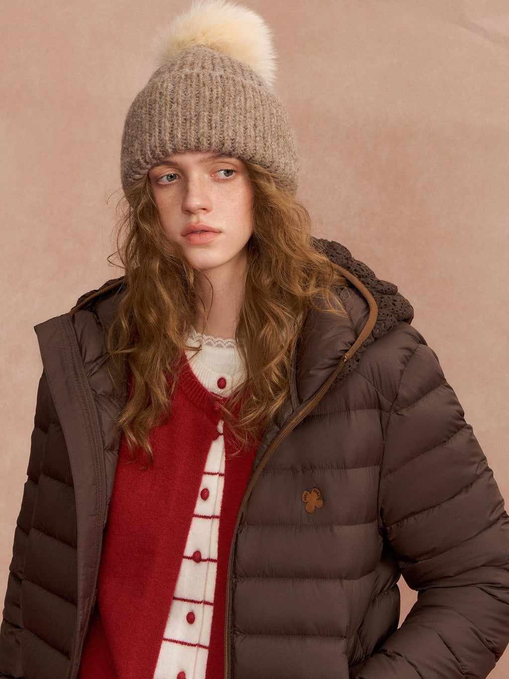 SOMESOWE Ultra Warm 90 Percent Duck Down Regular Fit Hooded Women Gray Down Jackets
