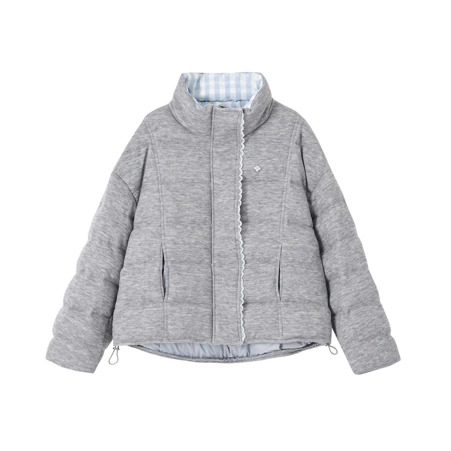 SOMESOWE_Warm_90_Percent_Duck_Down_Patchwork_Plaid_Lapel_Zip_Women_Grey_Down_Jackets_MISSTT