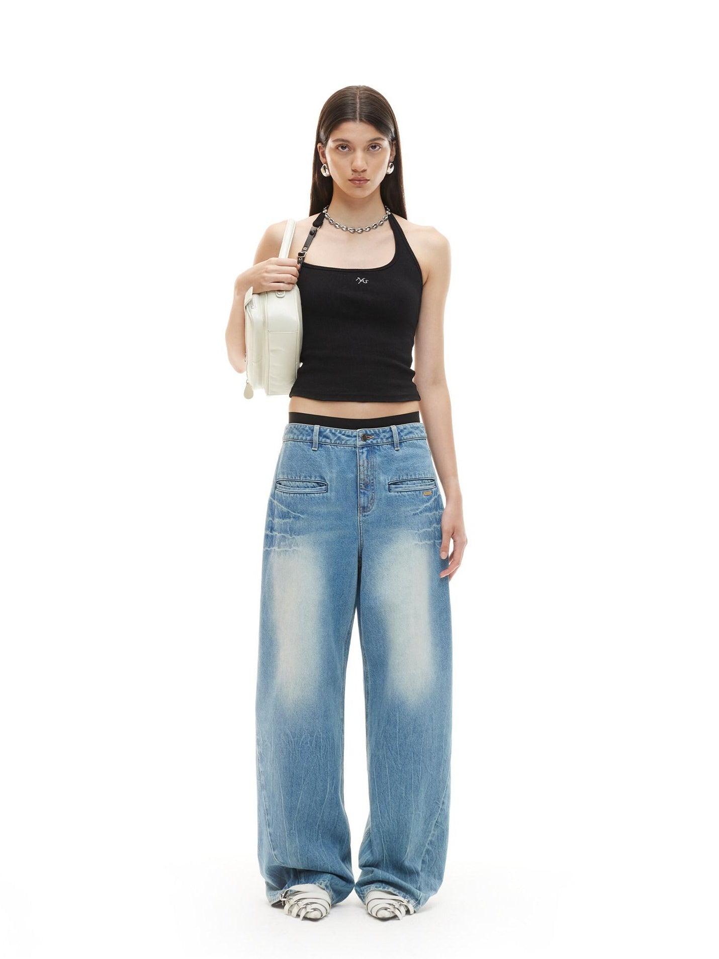 NAWSNOTAWEAR High Stretch Soft Cotton Fitted U Neck Strappy For Women Tank Top Camisoles