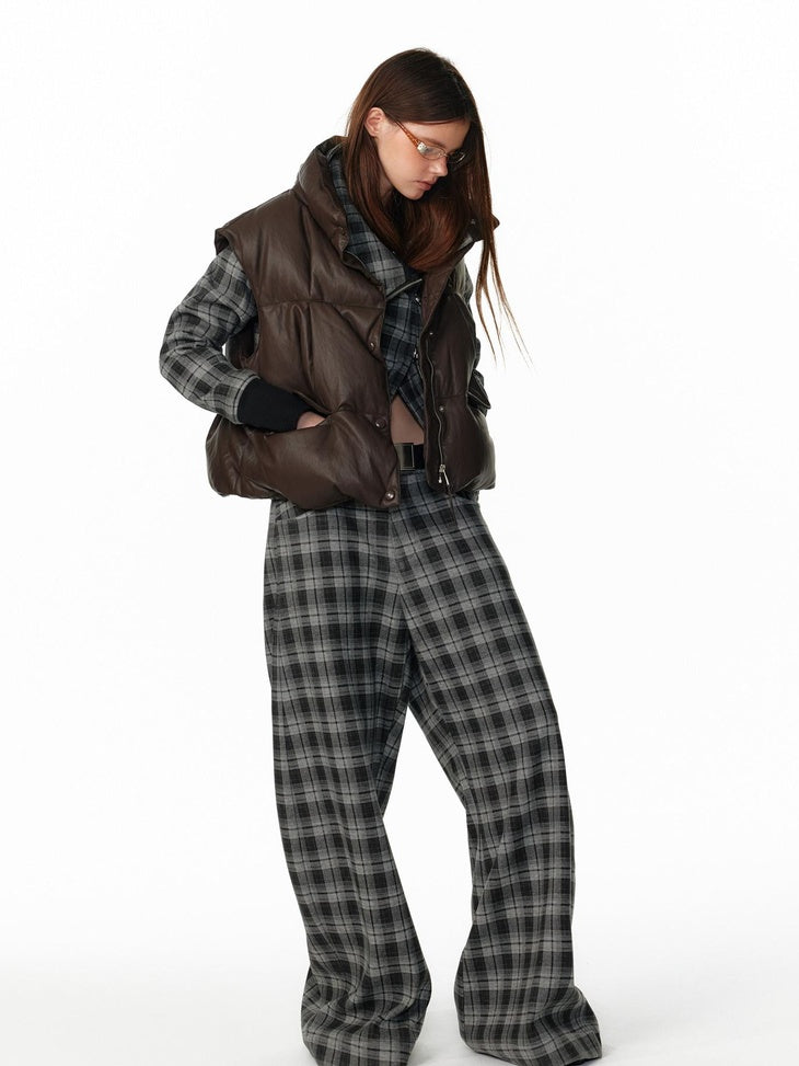 ALINNVSTUDIO 90% White Duck Down Warmth Straight Fit Stand Collar Women Commuter Down Jackets