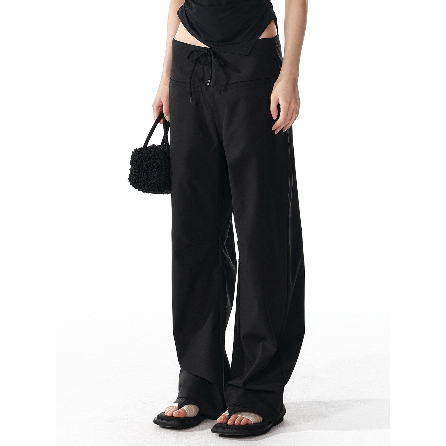 ALINNVSTUDIO_Minimalist_100_Percent_Polyester_Low_Waist_Zip_Fly_Loose_Wide_Leg_Pants_MISSTT