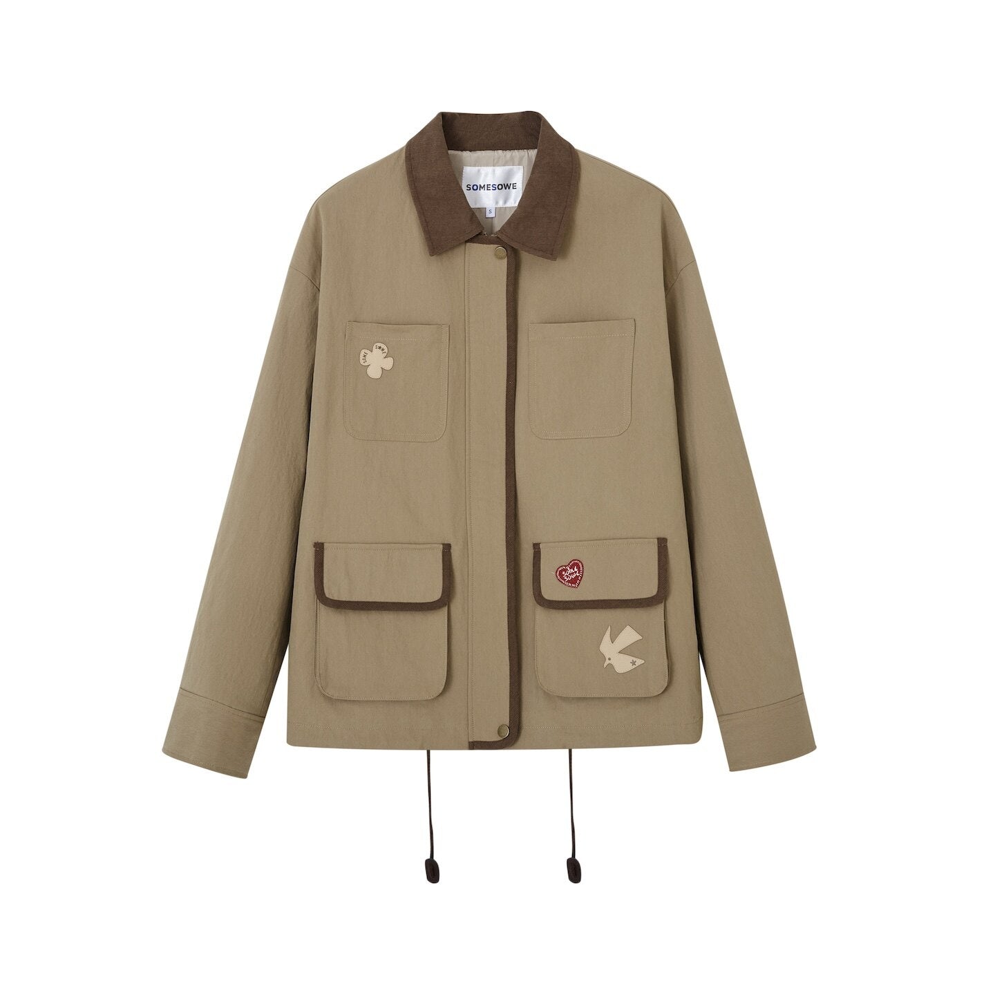 SOMESOWE_Everyday_Casual_Loose_Fit_Flap_Pocket_Zip_Front_Women_Khaki_Navy_Bomber_Jackets_MISSTT