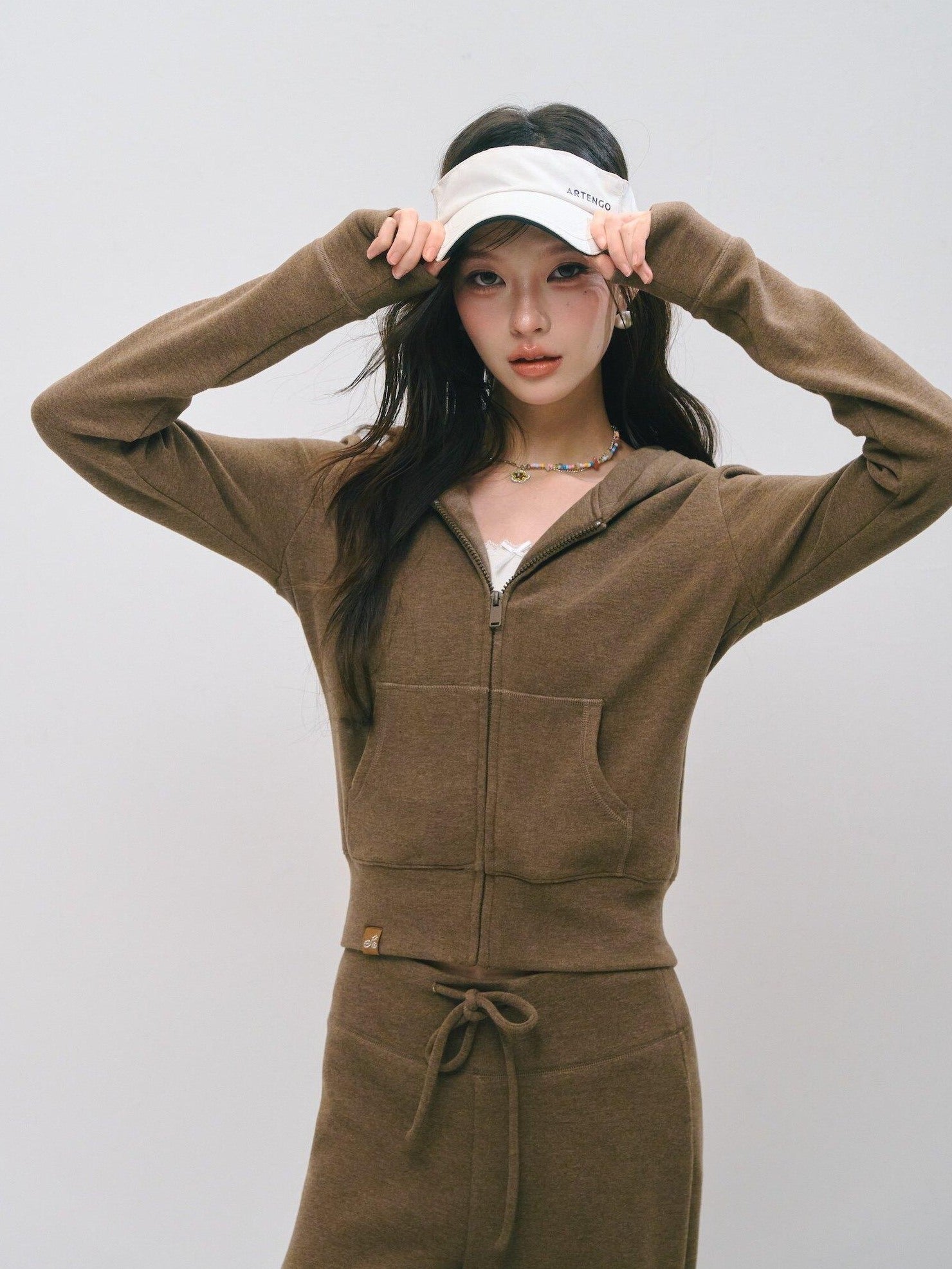 SOMESOWE Long Sleeve Collared Pullover Sexy Loose Fit Women Tracksuit Top & Pants Sets