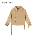 DeleteEx_Thick_Half_Wool_Blend_American_Cropped_Lapel_Young_Women_Khaki_Wool_Coats_MISSTT