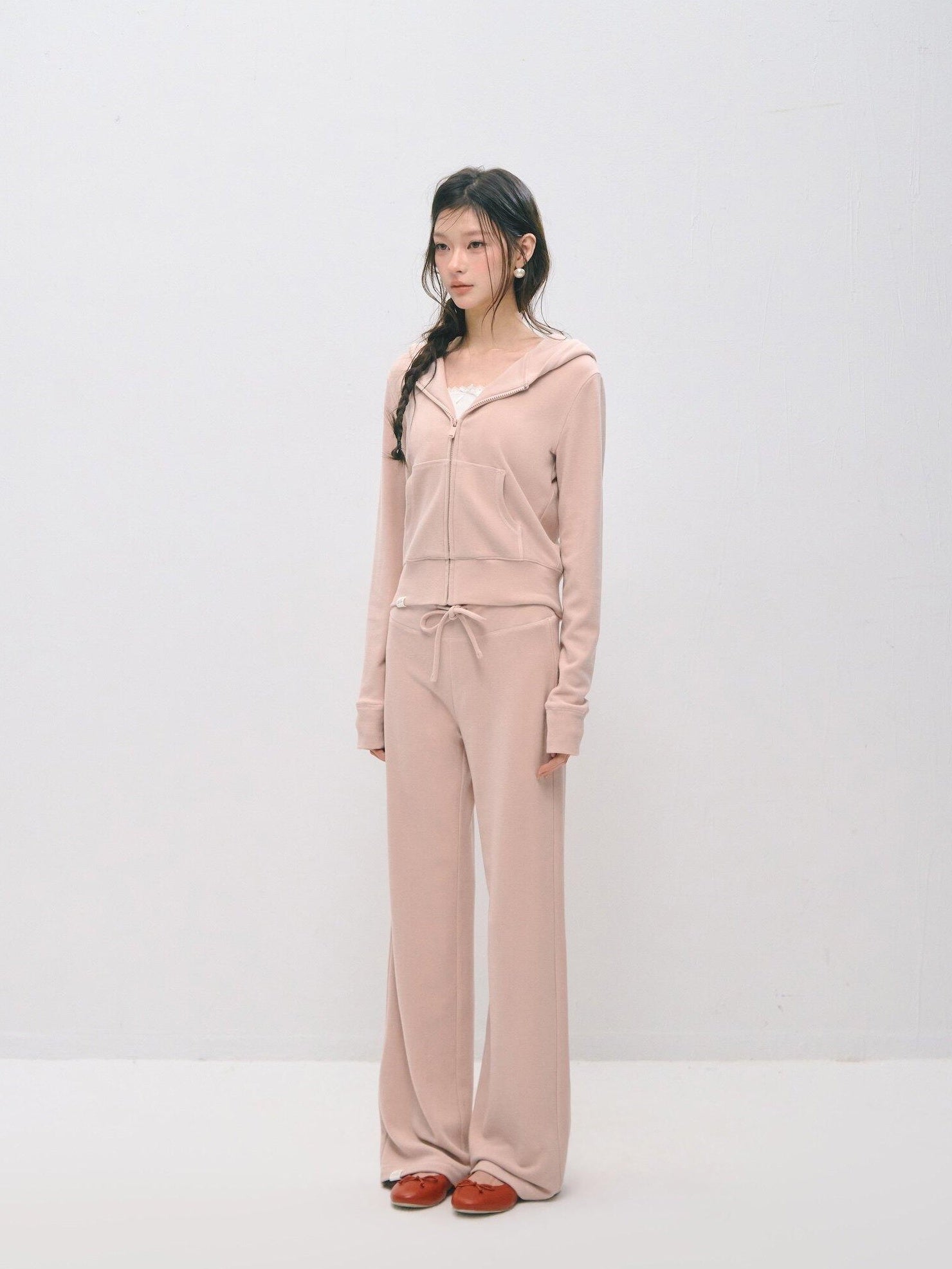 SOMESOWE Long Sleeve Collared Pullover Sexy Loose Fit Women Tracksuit Top & Pants Sets