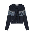 SOMESOWE_Minimal_Commuter_V-neck_Button_Bow_Detail_Layered_Look_Women_Navy_Knit_Cardigans_MISSTT