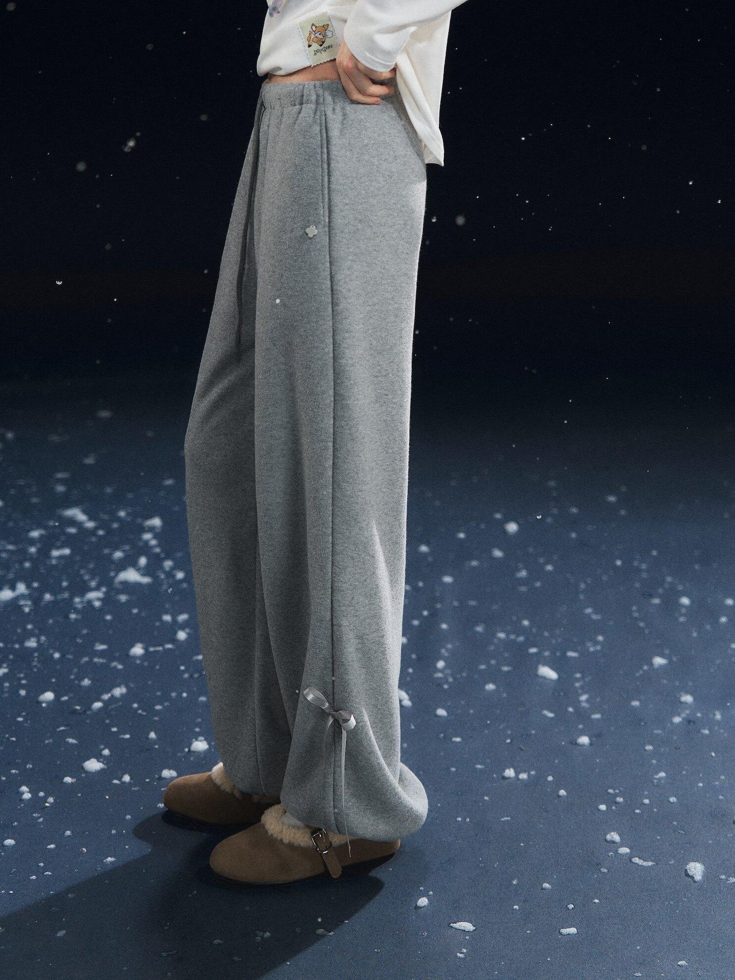 SOMESOWE Original Relaxed Tapered Jogger Drawstring Pockets Natural Waist Sweatpants