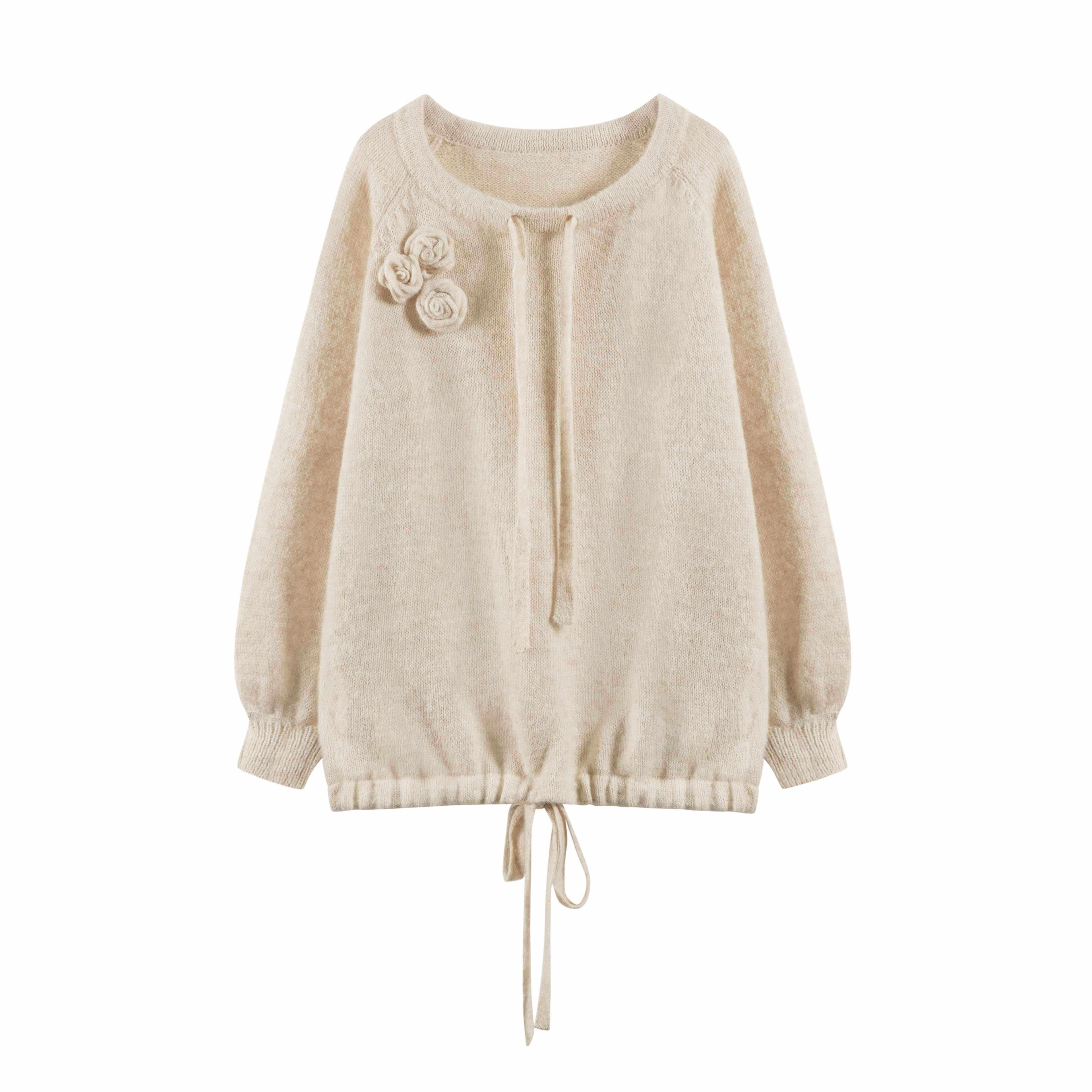 someonesometimes_Alpaca_Blend_Round_Neck_Lantern_Sleeve_Loose_Fit_Sweet_Women_Knit_Sweaters_MISSTT
