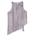 someonesometimes_Asymmetrical_Fringe_Slim_Fit_Strap_Solid_Silver_Purple_Long_Sleeve_Crop_Tops_MISSTT