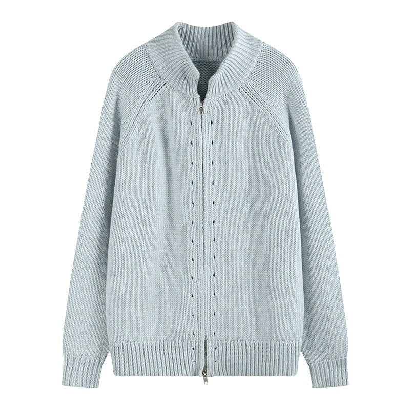 someonesometimes_Cozy_Acrylic_Nylon_Wool_Stand_Collar_Work_Open_Front_Knit_Baby_Blue_Cardigans_MISSTT