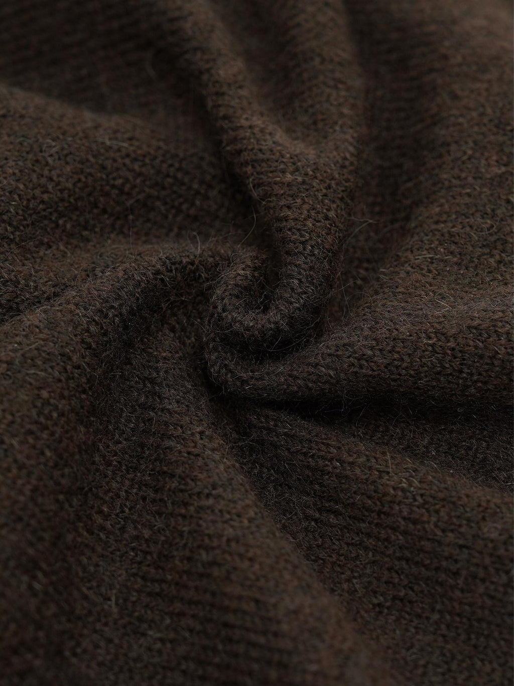 someonesometimes Cozy Wool Alpaca Blend Casual Geometric Button Round Neck Women Cardigans