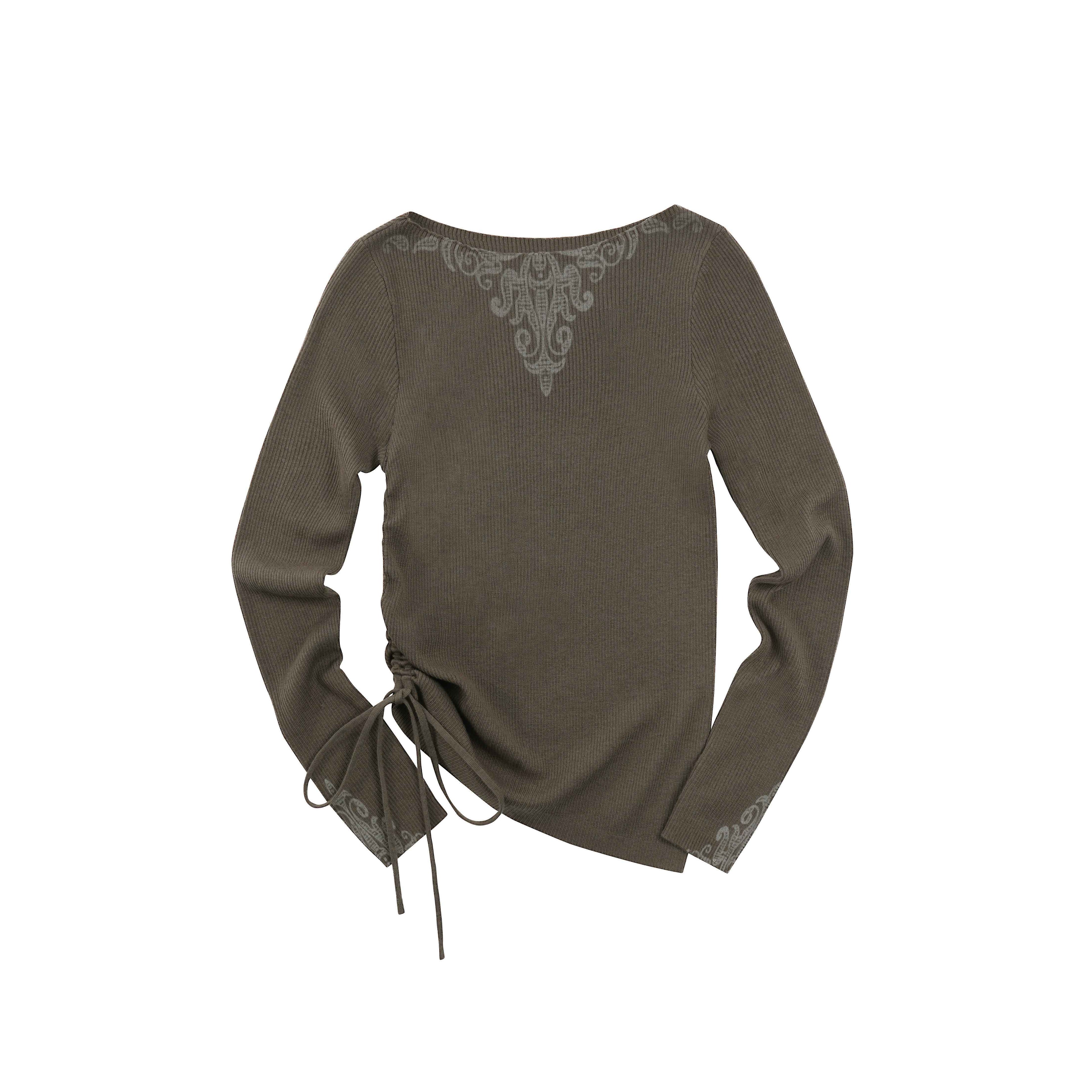 someonesometimes_Cozy_Wool_Blend_Printed_Slim_Fit_Boat_Neck_Women_Knit_Mud_Gray_Sweaters_MISSTT