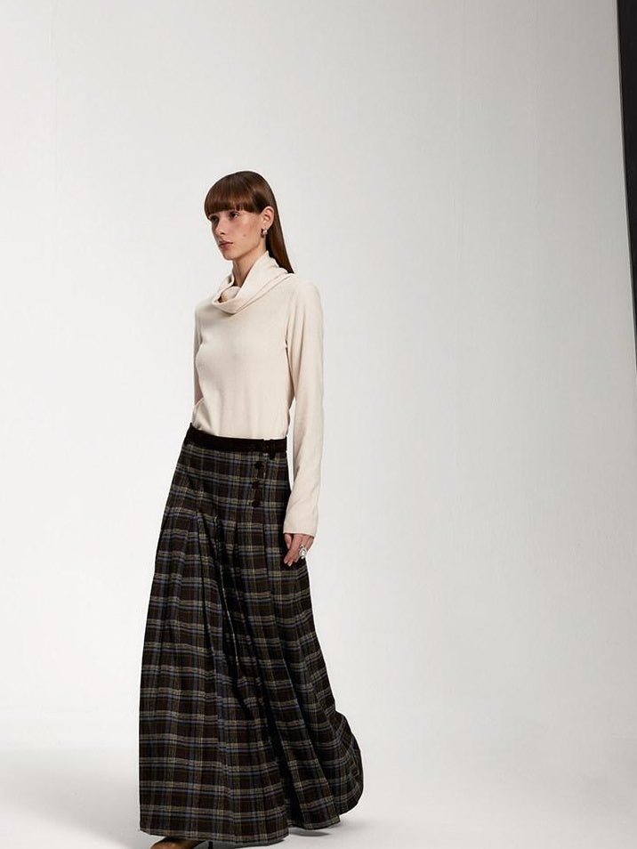 someonesometimes Elegant Slim Double Collar Long Sleeve Women Knit Polyester Sweaters