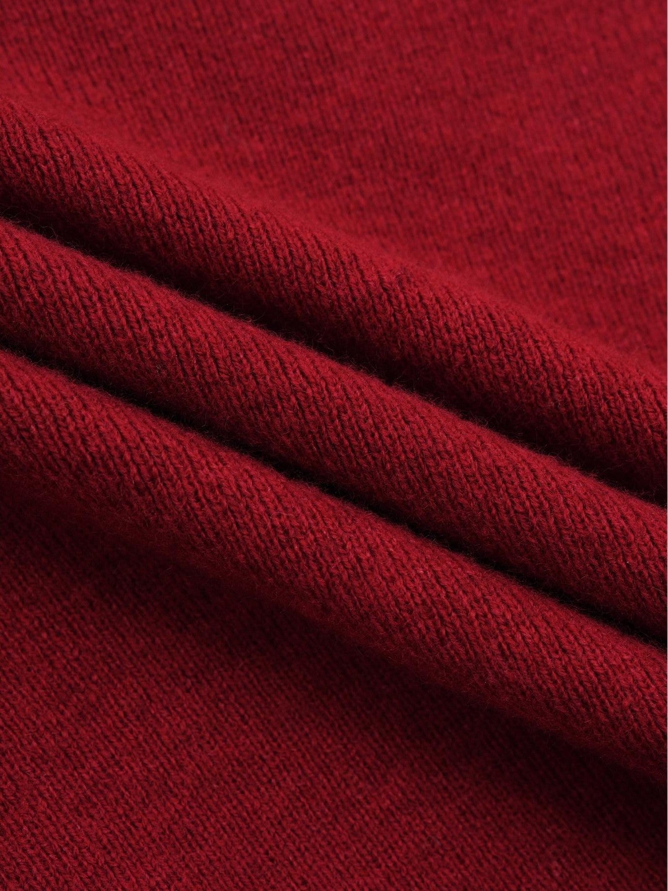 someonesometimes Fiery Red Asymmetric Slim Knit Pullover Women Slant Neck Sweaters