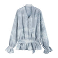 someonesometimes_Glacier_Blue_Polyester_V-neck_Long_Bell_Sleeve_Loose_Fit_Office_Work_Blouses_MISSTT