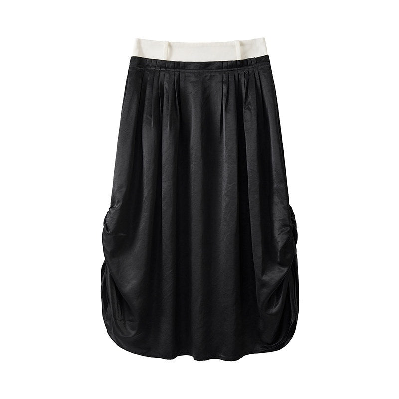 someonesometimes_High_Waist_Pleated_A_Line_Minimalist_Work_Casual_Black_Midi_Skirts_MISSTT