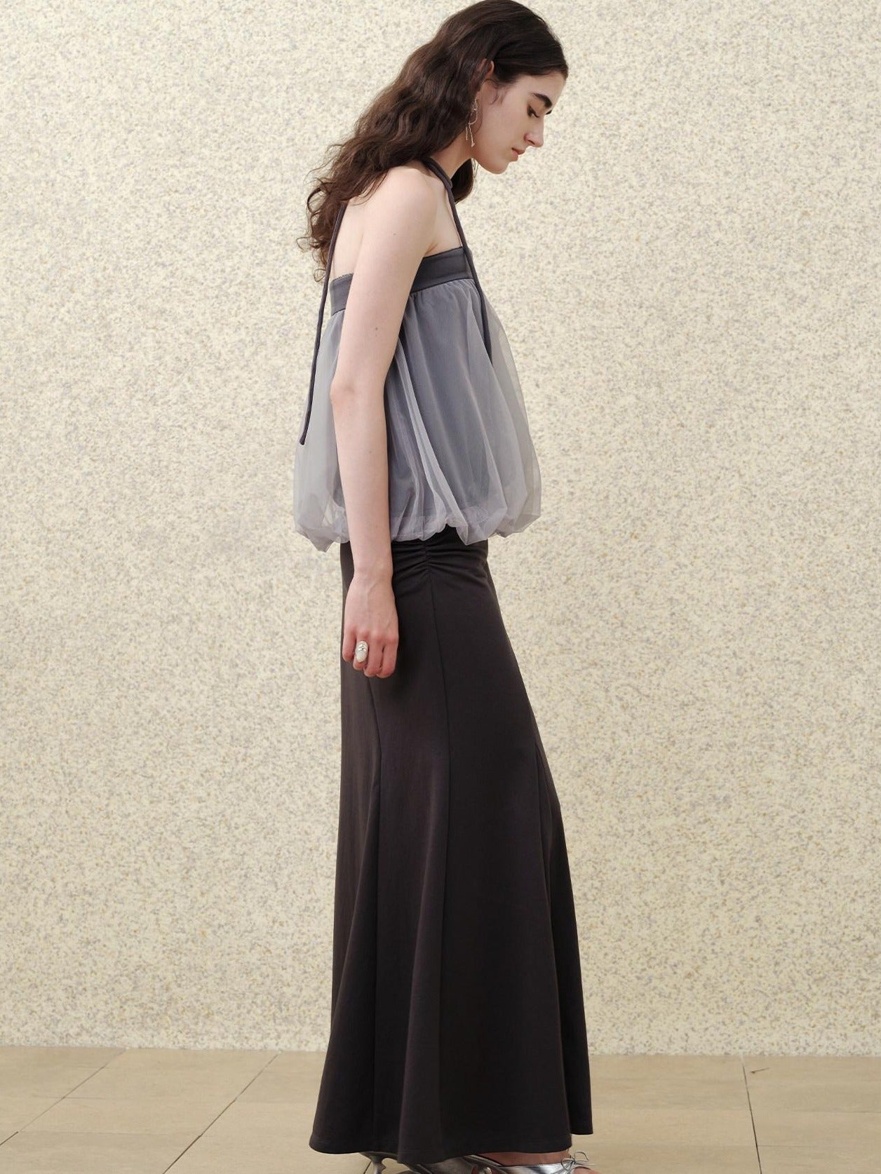 someonesometimes Lightweight Loose Fit Patchwork Pullover Women Polyester Tube Tops