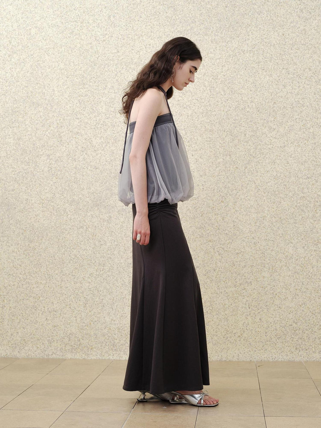 someonesometimes Lightweight Loose Fit Patchwork Pullover Women Polyester Tube Tops
