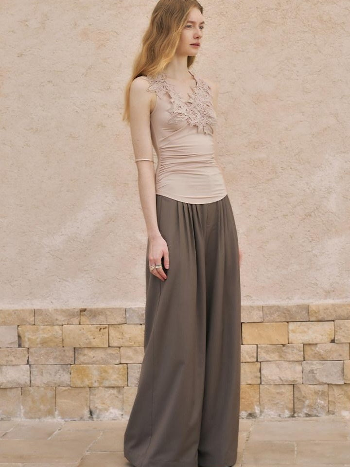 someonesometimes Lightweight Rayon Blend Slim Strappy Original Women Blush Pink Tank Tops