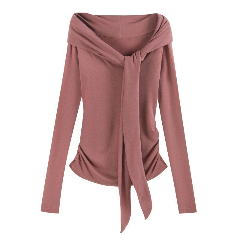someonesometimes_Lyocell_Wool_Blend_Fitted_Waist_Boat_Neck_Knit_Women_Cherry_Pink_Sweaters_MISSTT